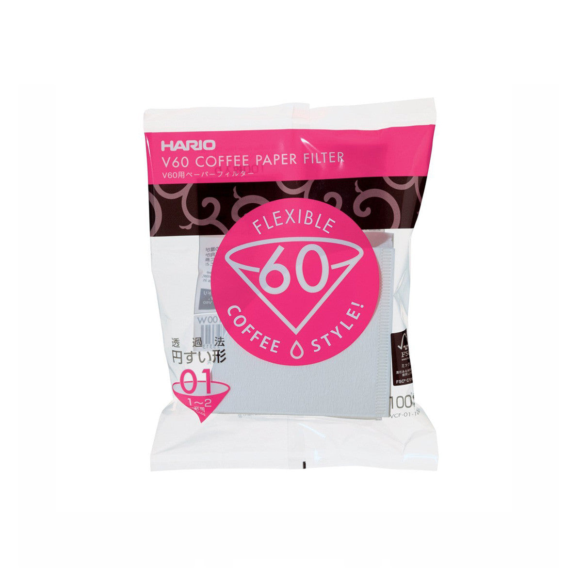 Hario V60 Filter Paper - 100 pack